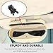 YTFRL 2 PCS Sunglasses Glasses Holder Catch Latch, Touch Top Lid Waste Bin Latch Lock Replacement Spare Parts, Self-Locking Switch Catch Repair Clip, Overhead Console Roof Clip