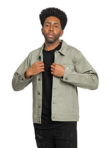 Image of VICTORIOUS Men's Distressed Denim Jacket