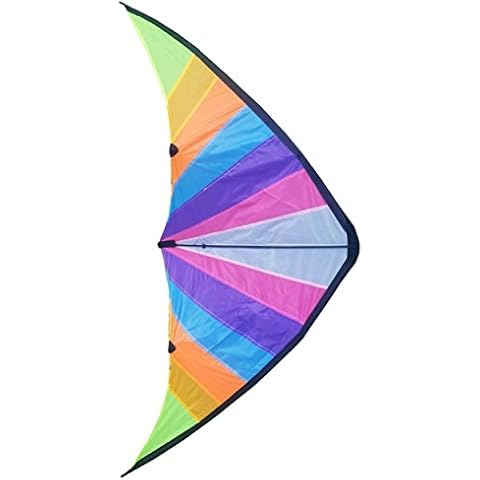 Traditional Garden Games Stunt Kite - 160 x 80 cm Dual Line Kite - Vibrant and Vivid Colours - Stunt Kites for Outdoor Fun - Dual Line Stunt Kites - Popular Entry-Level Stunt Kite Cover