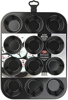 Tala Performance 12 Cup Bun Tin, Professional Gauge Carbon Steel with Eclipse Non-Stick Coating