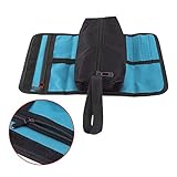 Material excelente --- La bolsa de herramientas está hecha de tela de alta calidad, la bolsa de herramientas para electricistas es duradera y portátil.