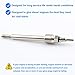 Glow Plugs Set of 8, Replaces ZD-13, ZD13, 4C3Z-12A342-AA, 4C3Z12A342AA Compatible with Ford 6.0 Powerstroke - 2004 2005 2006 2007 F250 F350 F450 F550 Super Duty, 2004-2010 E350 Super Duty, More