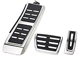  Original Audi RS Pedalkappen A6 4G A7 4G S-Tronic Pedalset Fußstütze S-line Allroad S7 RS7 S6 RS6 Sportpedale Edelstahl 4G1064205A