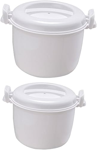 RORPOIR Olla de arroz térmica, olla de arroz de viaje, olla portátil de verduras asiáticas, olla de arroz, taza, olla de pasta, olla arrocera para