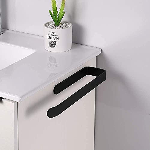 Handdoekenstang, Wandmontage Handdoekhouder, Handdoekrek van aluminiumlegering, handdoekstang voor badkamer, keuken, toilet, 33 cm (black) - Image 4