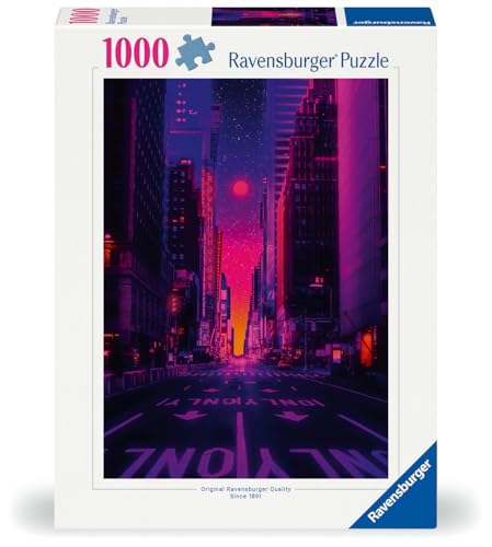 Ravensburger - Puzzle 1000 pièces - Les néons de New York