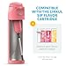 Cirkul 26oz StrawSip Flip Bottle, Charmed (Coral)