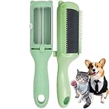 Pet Hair Removal Brush Cat Dogs Lint Roller Self Cleaning Slicker Deshedding Small Dog Puppy Hair Remover Brush for Shedding Dematting Comb Cats Pets Fur Detangler Multifunctional Grooming Tool