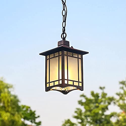 Pendant light outdoor imperméable avec douille E27 classique