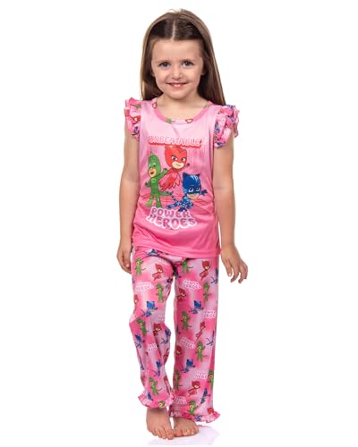 PJ Masks Toddler Girls' Gekko Catboy Unbeatable Power Heroes Pajama Set