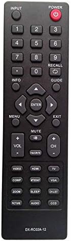 Elekpia DX-RC02A-12 Remote Control Compatible with Dynex DX-32E250A12 DX-24E150A11 DX-19LD150A11 DX-L42-10A DX-L40-10A DX-L32-10A DX-19E220A12 DX-24E310NA15 DX-L26-10A DX-R20TR LCD LED HDTV TV image 3