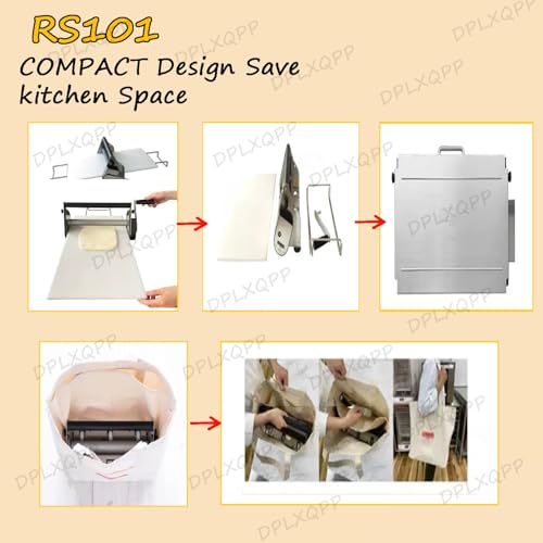 Macchina manuale per pasta sfoglia con superficie antiaderente per croissant, fondente, biscotti