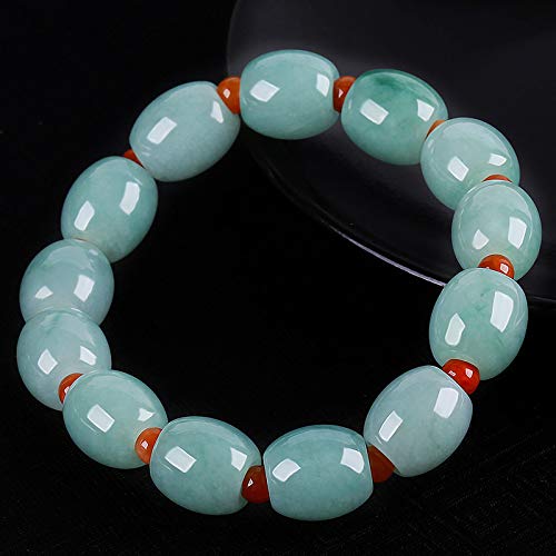 Bracelet jade naturel birman femmes pierre véritable de joaillerie artisanale