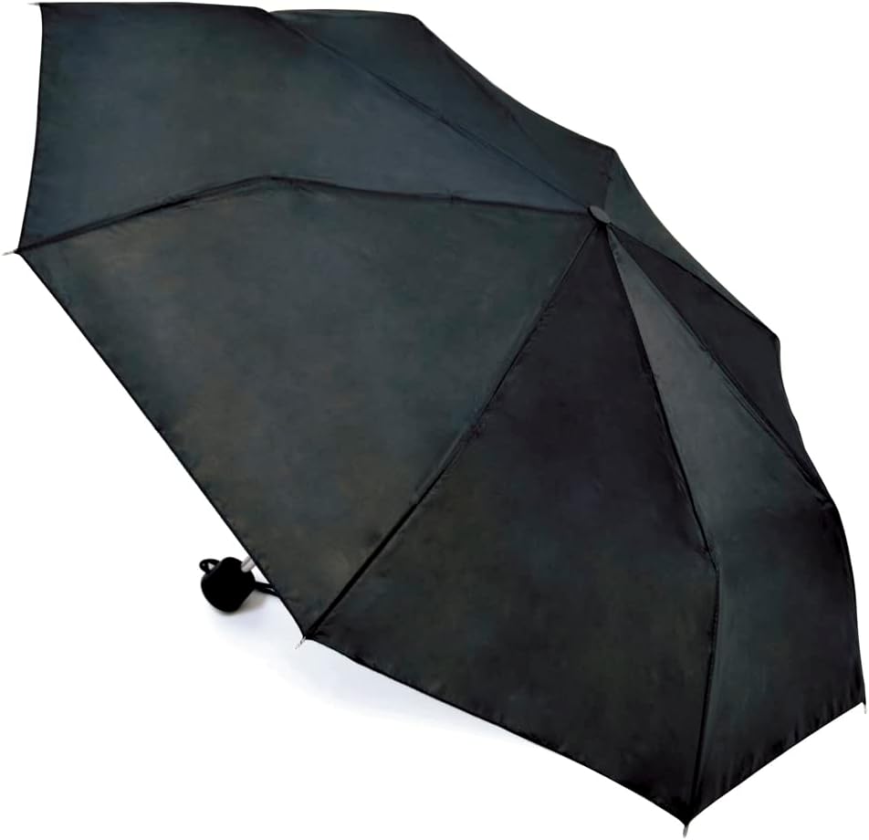 KS Brands UU0072 Black 21'' Supermini Umbrella with Matching Sleeve, Medium