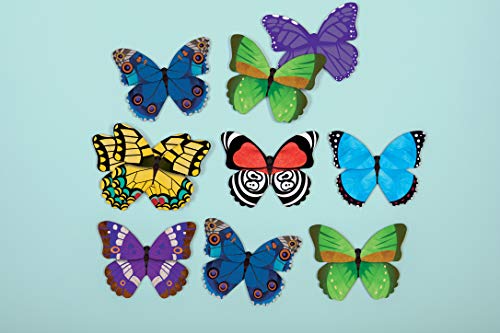 Mudpuppy Butterflies Shaped Memory Match, Multicolor miniatura 4