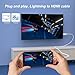Zhpamax [MFi Certified] Lightning to HDMI Cable • HDMI Cable for iPhone to TV • Compatible with iPhone14, 13, 12, 11 to TV Output • with 1080P HD Display • Just Plug and Play/6.6FT