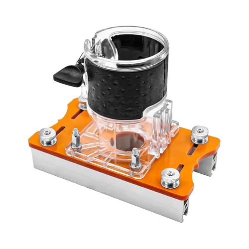 Sarini Base Adjustment Aluminum Alloy Wood Router Slotting Bracket Cabinet and Wardrobe Connectors Slot Opener for Wood Slotting Tasks with Wood Thickness Less Than 50mm - Image 2