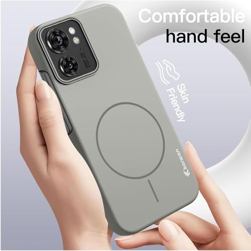 Image of KARWAN️Magnetic Ultra Slim-Fit Back Case Cover for Moto Edge 40 |Hard PC Case Cover| Ultra-Thin & Light Weight with [Ultra Premium Feel] Case for Moto Edge 40(6.5 inch)(Grey)