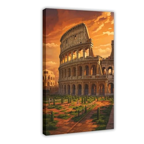 Poster de voyage Rome sur toile pour remplacer les murs blancs vides