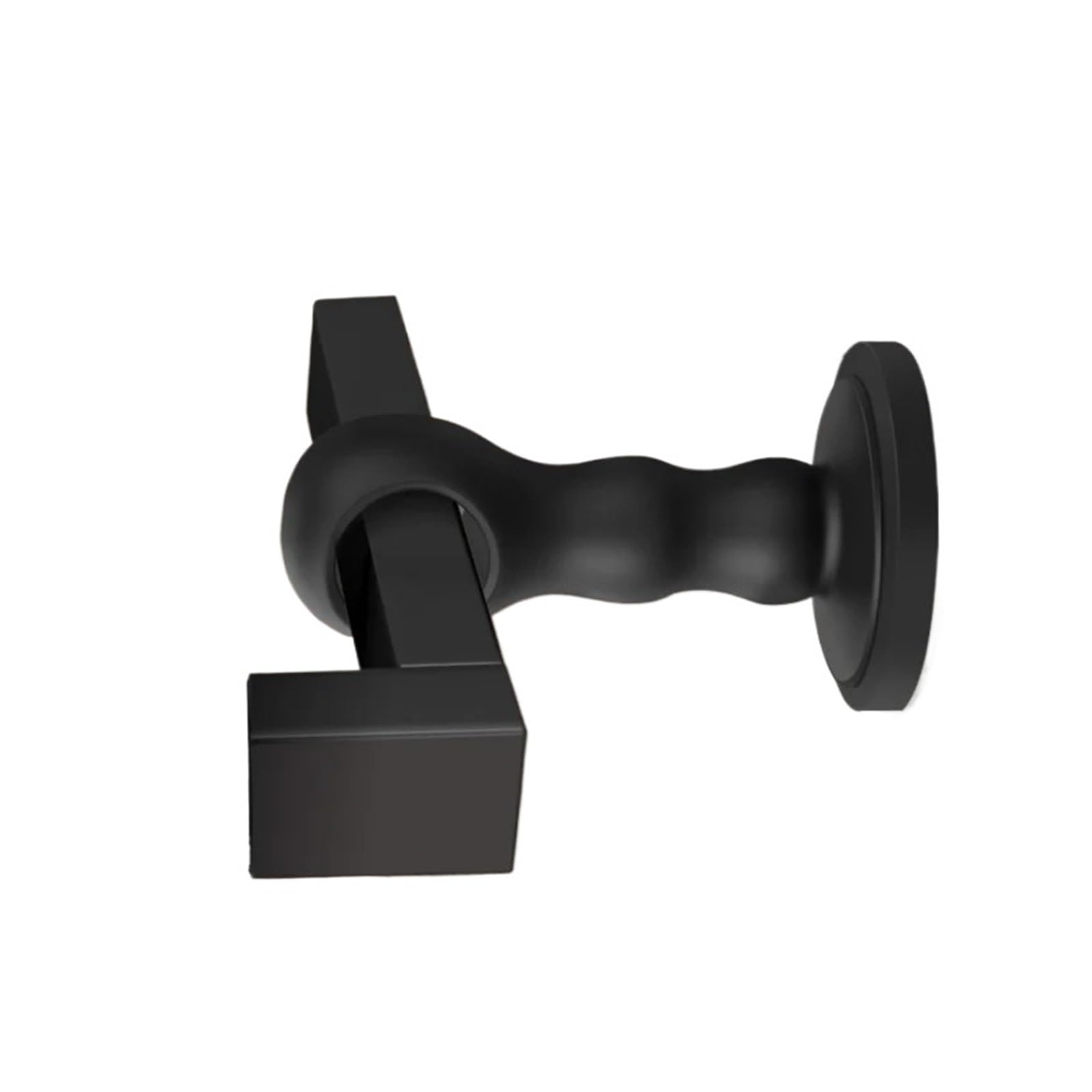 Vaqropnshrg L - Black Silicone Door Stop, Handle Protective Pad