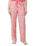 HUE Women's Sleep and Lounge Pajama Separates, Late Summer & Fall Collection, Pink Pear Club - Sleep Pant, Medium