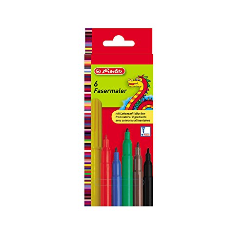 Preisvergleich Produktbild Herlitz 8649030 6er Fasermaler