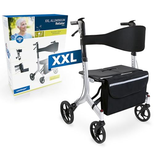 Andador de aluminio Weinberger XXL ajustable y plegable para recuperar tu autonomía