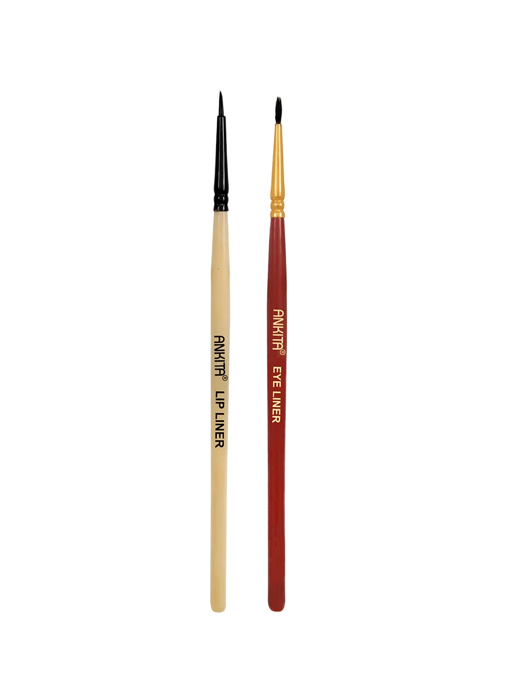 Buy Ankita Combo of Lip Liner Brush with Eye Liner Brush by Chhavi