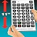 Universal Jumbo Smart Remote Control for Tv VCR Cable DVD Satellite