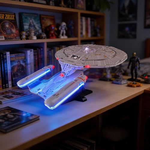 YEABRICKS LED Light Kit for Lego Star Trek Enterprise NCC-1701-D 10356