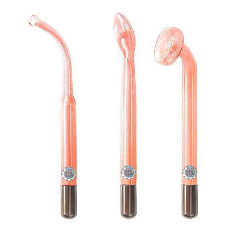 Set of 3 NEON Electrodes for Home Use High Frequency Facial Machine 11.0mm. The electrodes are direct replacements for NEW SPA Home Use HF Device.