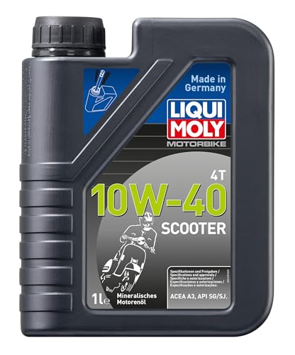 LIQUI MOLY Motorbike 4T 10W-40 Scooter | 1 L | Aceite de motor mineral de Motorad | 1618