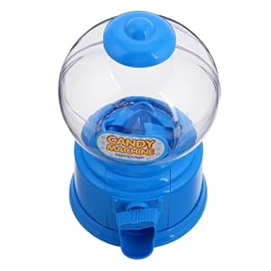 Tobbomey Mini Kaugummiautomat Süßigkeitenspender Blau