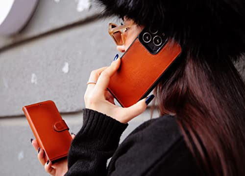 Venoult Iphone 15 Pro Max Wallet Case Man Or Women / 15 Pro / 14 Pro Max / 13 Pro / 12 Pro Max And All Others, Genuine Leather, 4 Card Holder Folio Cover, Compatible Magsafe Wireless Charge, Handmade #TOP7