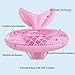 KISSHAKE Baby Pool Float, Mermaid Baby Swimming Float with Seat and Dual Grab Handles, Inflatable Pool Floats for Toddlers, Infant Swim Floats, Toddler Floaties, Kids Beach Toys Summer Essentials