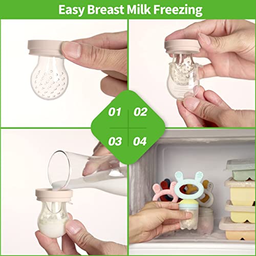 image for Haakaa Baby Fresh Food and Fruit Feeder | Pacifier | Breastmilk Popsic
