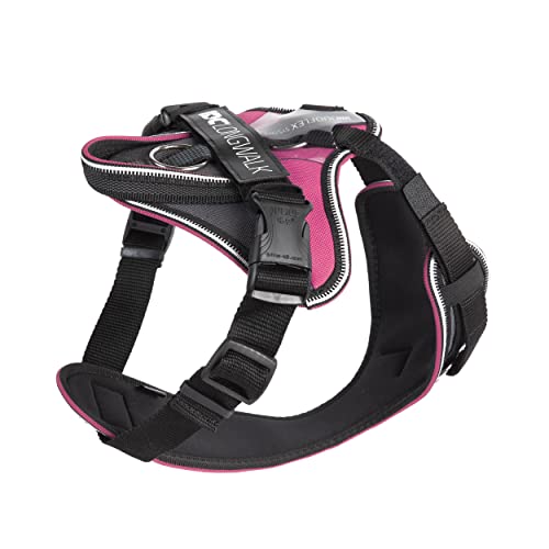 JULIUS-K9 IDC Longwalk Y-Harness, Pink-Gray, Size: M - Image 4
