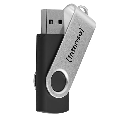 Intenso Office Line Clé USB 32 Go Super Speed USB-A 3.2 jusqu'à 70 Mo/s, boîtier en Plastique et métal Robuste, Argent-Noir : Amazon.de : Ordinateurs et Accessoires
