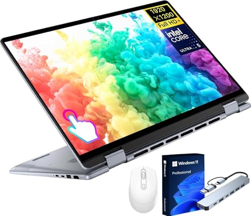 Dell (�f��) Inspiron 16 �^�b�`�X�N���[���m�[�g�p�\�R�� �r�W�l�X�p 16�C���` FHD+ Intel 10-Core 7 150U �ő�5.4GHz 64GB DDR5 2TB SSD �o�b�N���C�g�t�� KB �w�䃊�[�_�[ Copilo