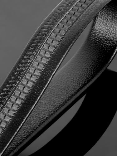Image of ZEVORA Men's Auto Lock Buckle Leather Belt for Men, Formal /Casual,Autolock 01