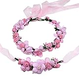 haare hochzeit seitlich Künstliche bunte Blüte dekorierte Haarbügel für Frauen, es kann leicht zu jedem Hochzeits- oder Partykleid passen und Ihren Ausdruck als Anmut elegant, romantisch und charmant hinterlassen.