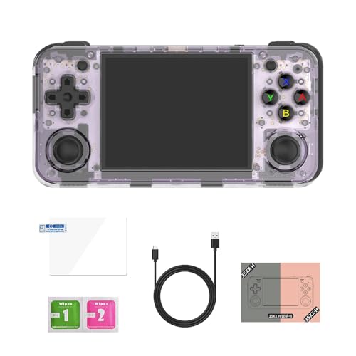 Wezalget Consola de juegos de mano para niños, consola de juegos clásica de 3.5 pulgadas, consola de juegos portátil de mano, videojuegos de mano con pantalla de 3.5 pulgadas, lo mejor para niños y