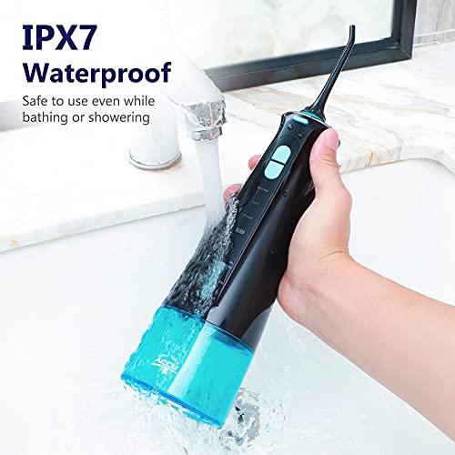 image for FAMILY CARE ACCU Water Flosser Cordless Teeth Cleaner: 300ML IPX7 Wate