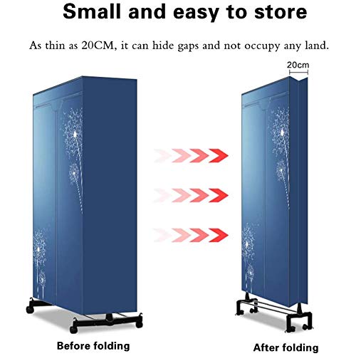 Asciugatrice elettrica Portatile Pieghevole stendibiancheria 1000W Energy Saving Abbigliamento essiccatori per Appartamento riscaldato asciugatrice - Image 4