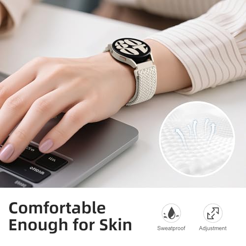 Correa trenzada nylon 18mm compatible Garmin Vivoactive miniatura 5