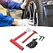 Zerodis Manual Tire Changer Duck Mounting Kit, Multifunctional Carbon Steel Manual Tire Mounting Kit Tires Mounting Dismounting Tool Automotive Tires Wheels Mechanical Repair Tool