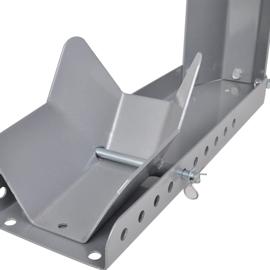 vidaXL Soporte para Ruedas de Motocicletas 10 Posiciones Acero Neumáticos Moto