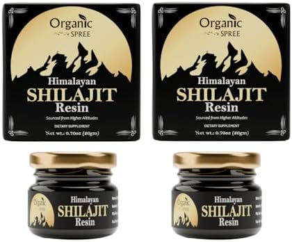 Organic Spree Pure Himalayan Shilajit Resin 20gm (0.70oz) Pure Himalayan Resin with 85+ Trace Minerals, 75%+ Fulvic Acid, Supports Energy, Recovery, Immune Function, and Overall Health (2)