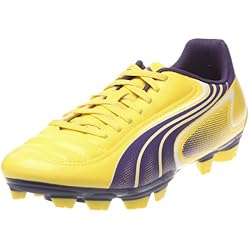 V6-11 Ifg - Zapatillas Unisex Adulto 4 Puma V6.11 i FG Botas de Fútbol para hombre-Yellow-40.5