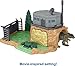 Mattel Jurassic World Dominion Minis Giganotosaurus Rampage Playset with 2 Mini Dinosaur Figures and Break Apart Features, Toy Set